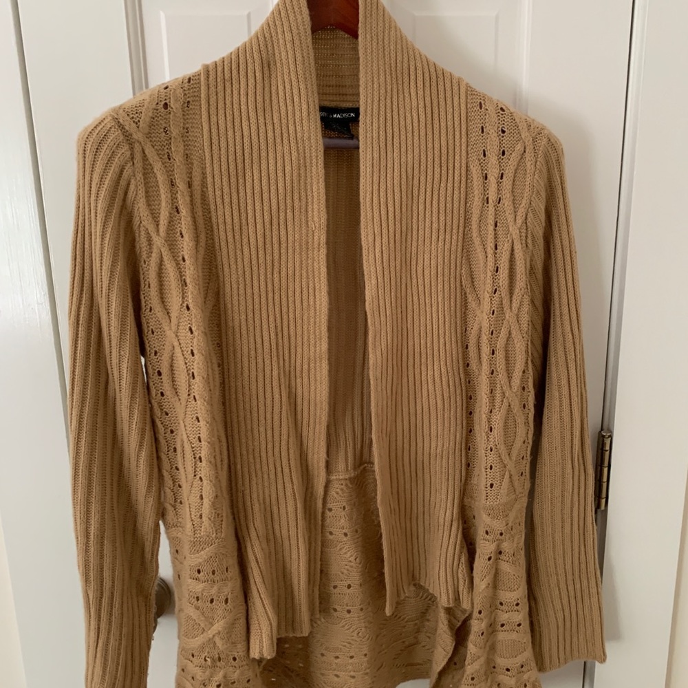 Tan swing sweater